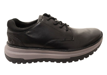 Align Burne Mens Supportive Leather Comfortable Lace Up Shoes