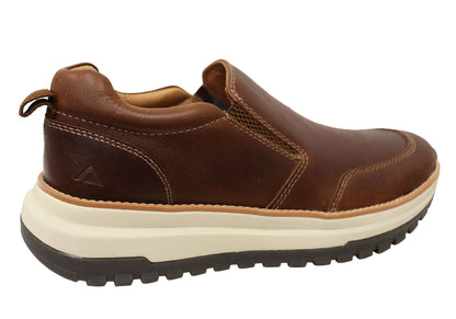 Align Buckley Mens Supportive Leather Comfortable Slip On Shoes