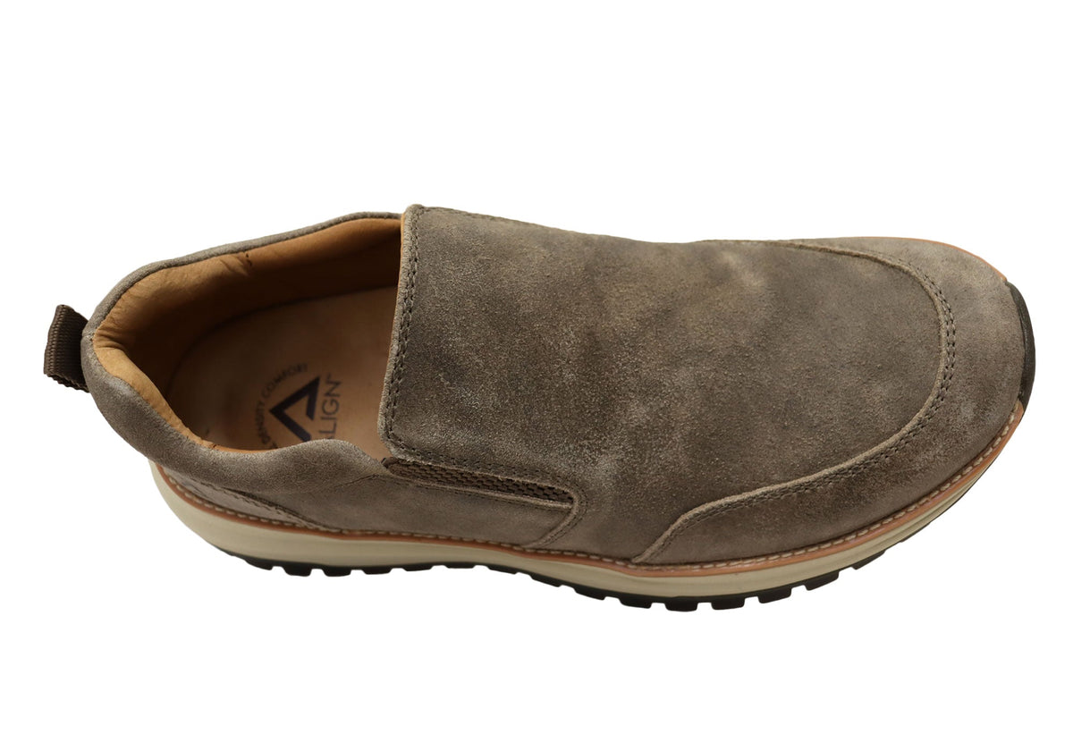 Align Buckley Mens Supportive Leather Comfortable Slip On Shoes