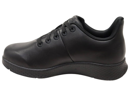 Axign Unisex Action Leather Lightweight Work Orthotic Shoes