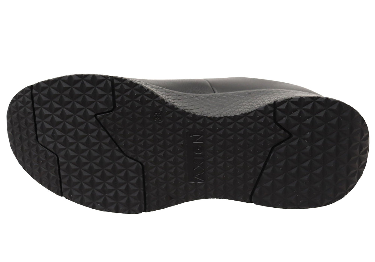 Axign Unisex Action Leather Lightweight Work Orthotic Shoes