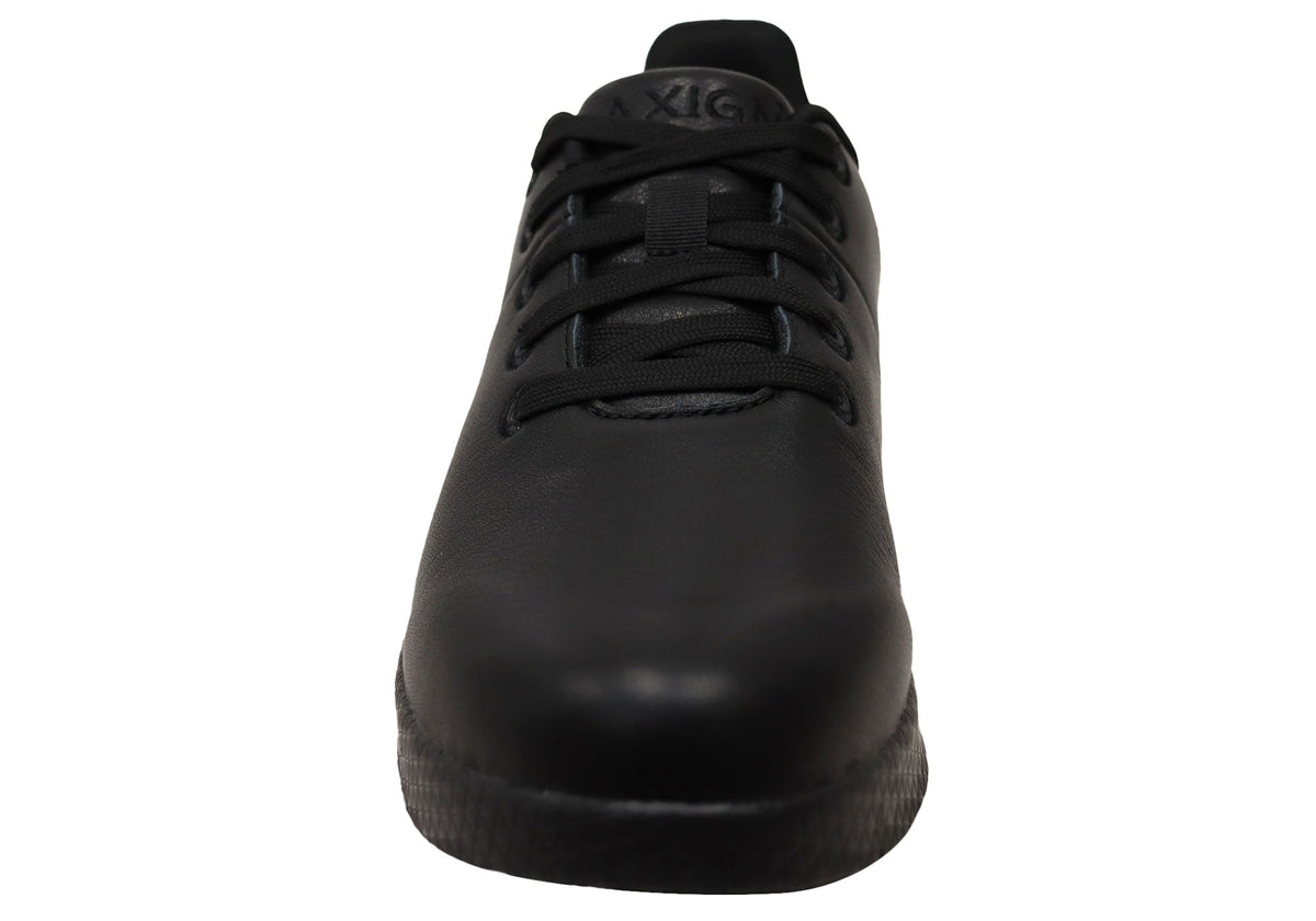 Axign Unisex Action Leather Lightweight Work Orthotic Shoes