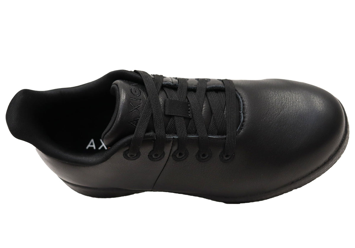 Axign Unisex Action Leather Lightweight Work Orthotic Shoes