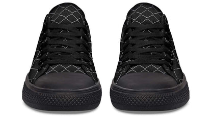 Net Pattern with Dumbbell Lowtop Sneaker