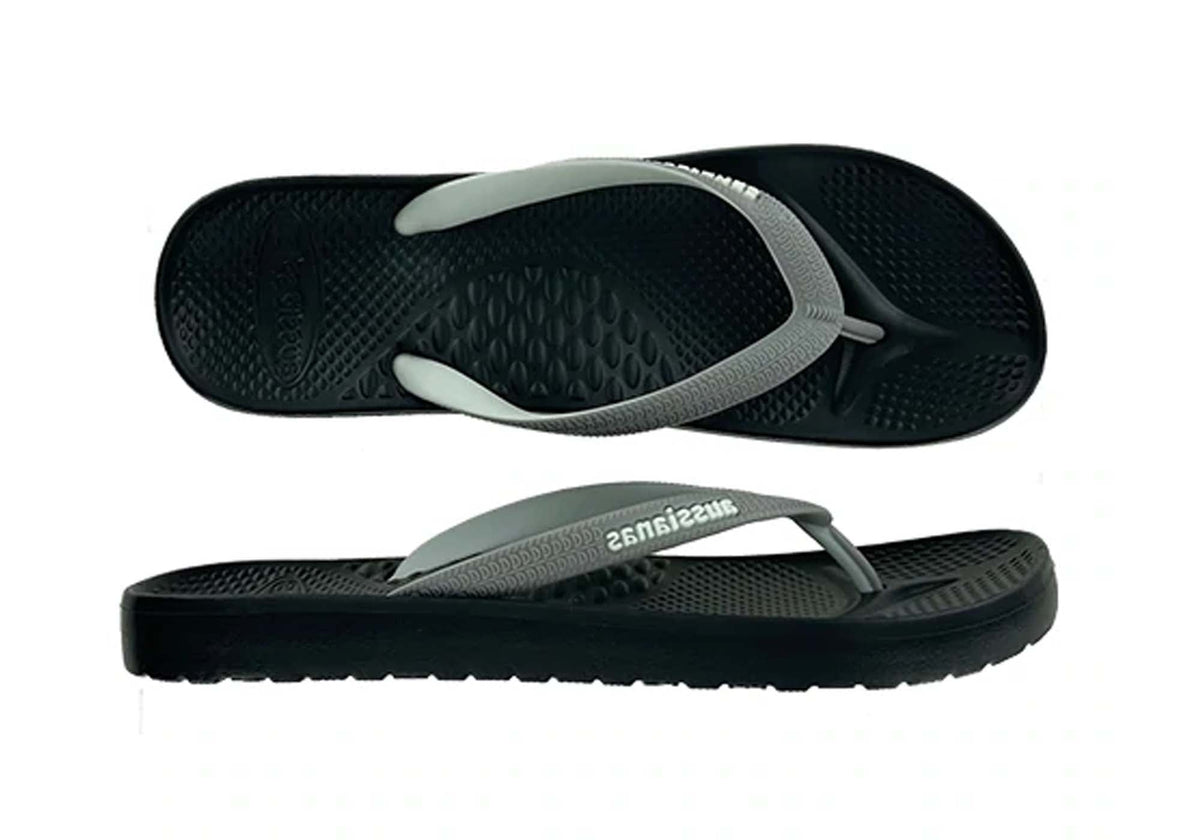 Aussie Soles Mens Comfortable 2.5 Arch Support Thongs Flip Flops