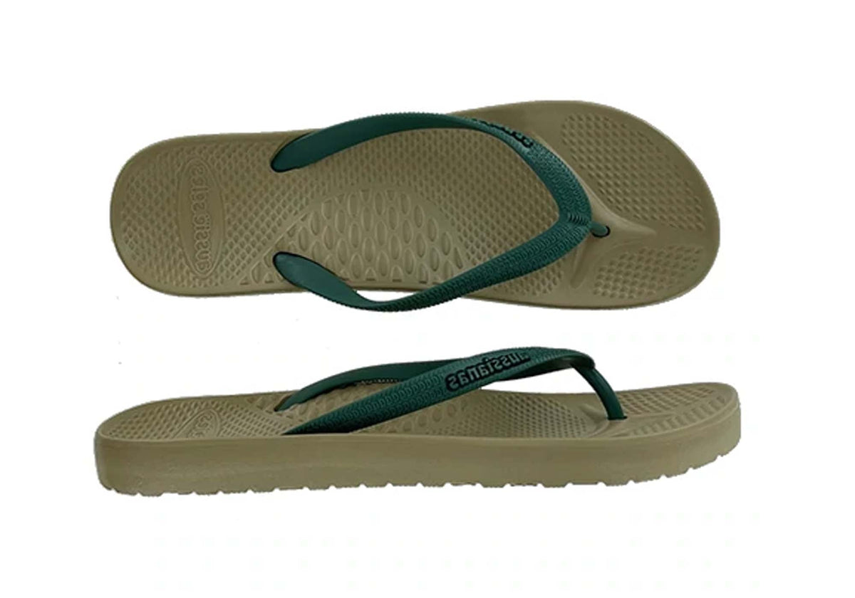 Aussie Soles Mens Comfortable 2.5 Arch Support Thongs Flip Flops
