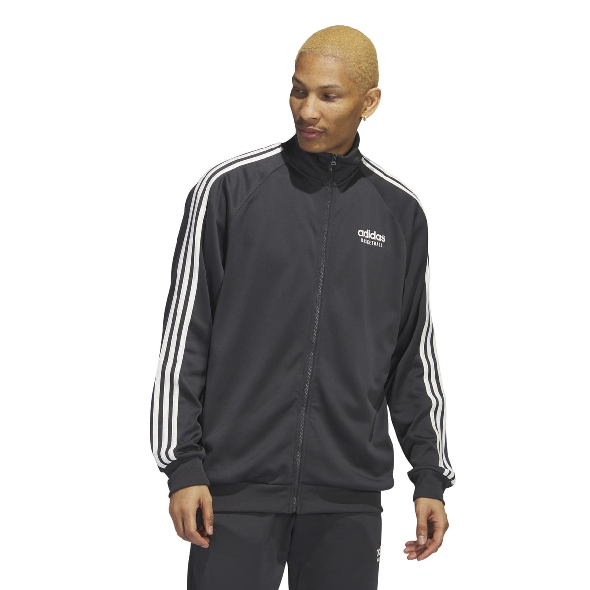 Adidas Basketball Men Select Jacket Grey IL2189