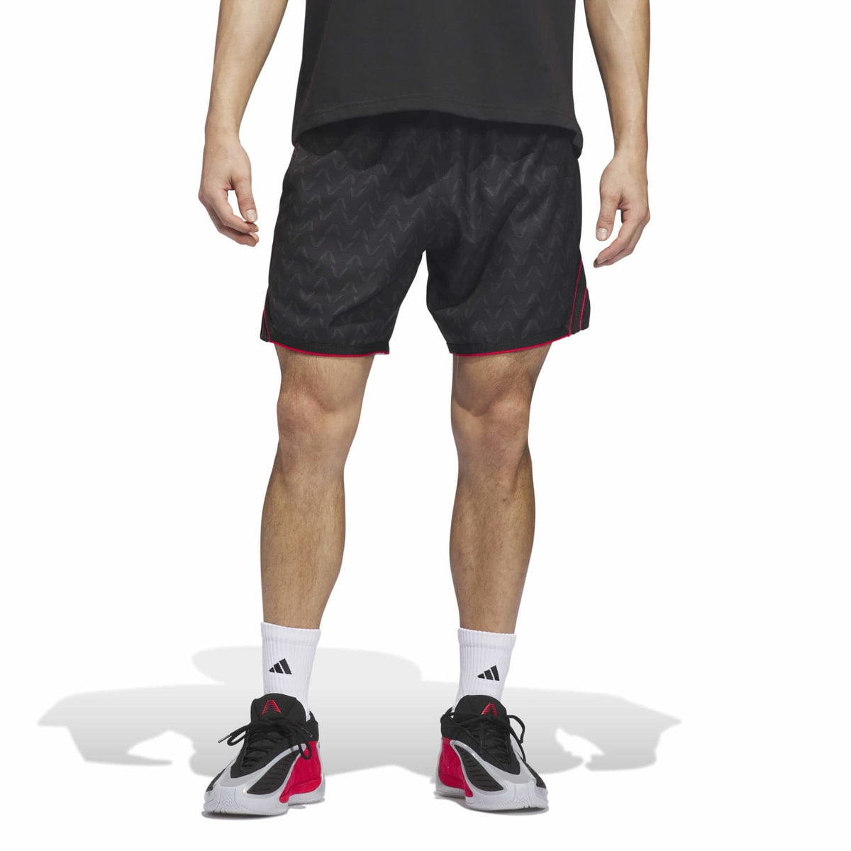 Adidas Men Anthony Edwards Crazy Lite AOP Shorts Black