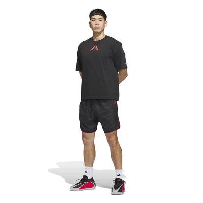 Adidas Men Anthony Edwards Crazy Lite AOP Shorts Black