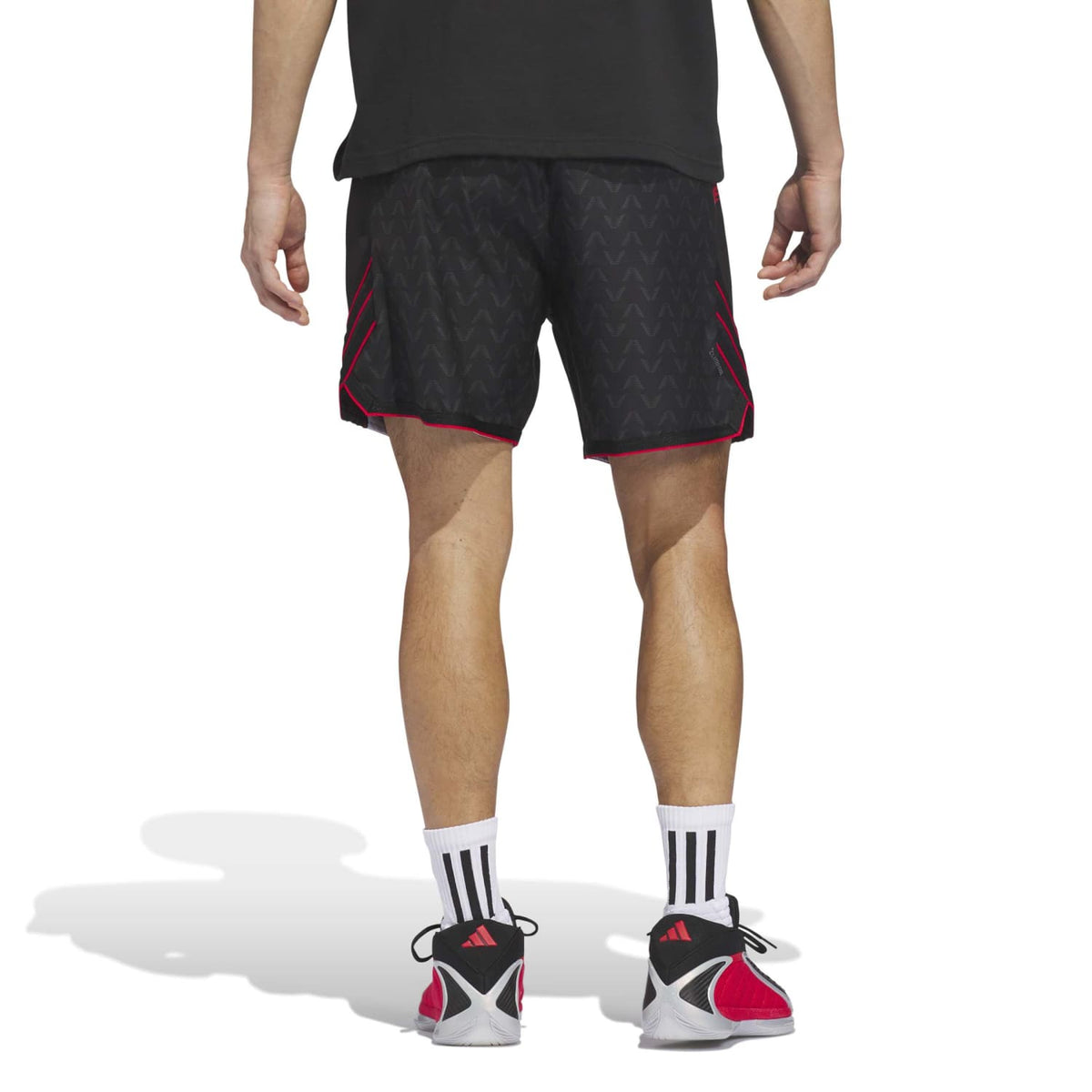 Adidas Men Anthony Edwards Crazy Lite AOP Shorts Black