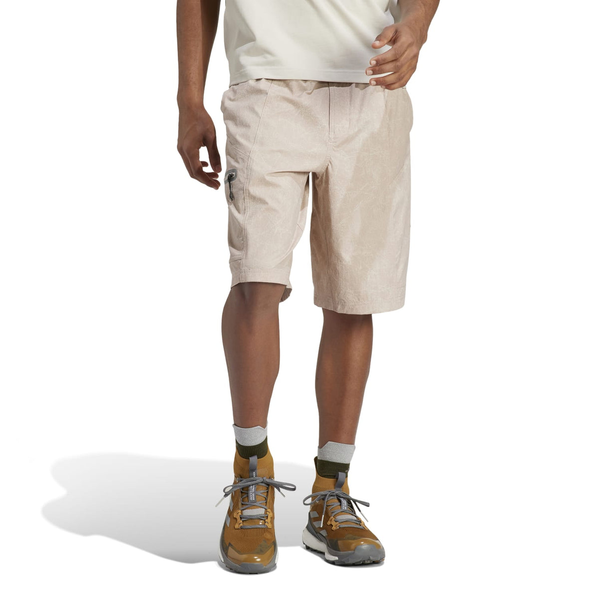 Adidas Outdoor Men AWD Shorts Taupe HR7135