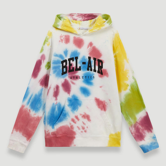Bel-Air Athletics Men College Regular Hoodie Pastel Multicolour