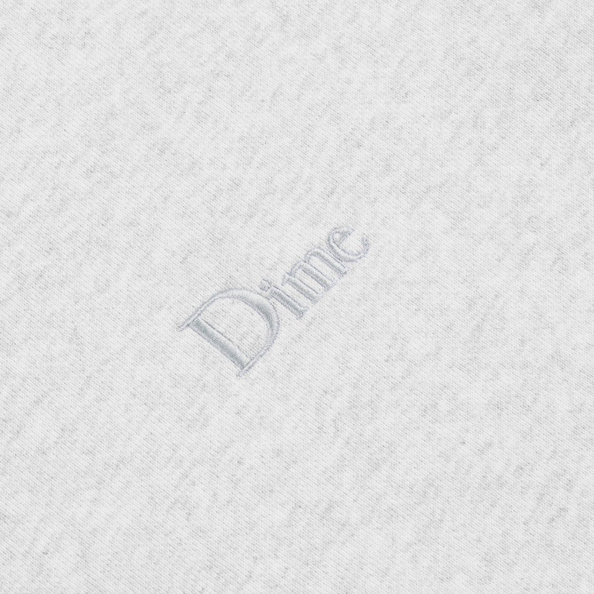 Dime Men Classic Small Logo Crewneck Ash